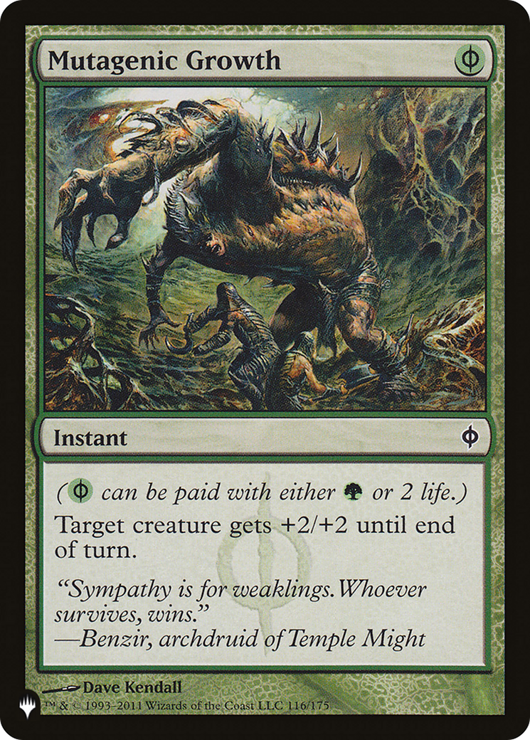 Mutagenic Growth [The List] | The Time Vault CA