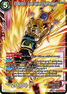 SS Bardock, Super Saiyan Enlightenment (BT13-010) [Supreme Rivalry] | The Time Vault CA