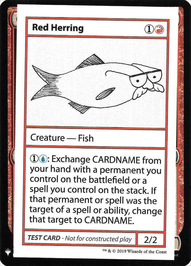 Red Herring [Mystery Booster Playtest Cards] | The Time Vault CA