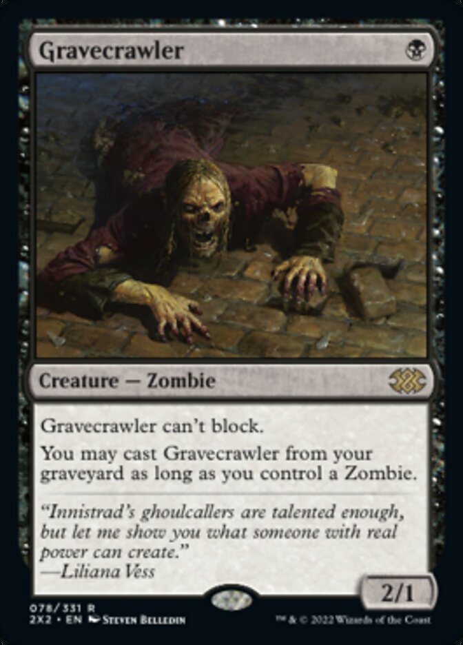 Gravecrawler [Double Masters 2022] | The Time Vault CA