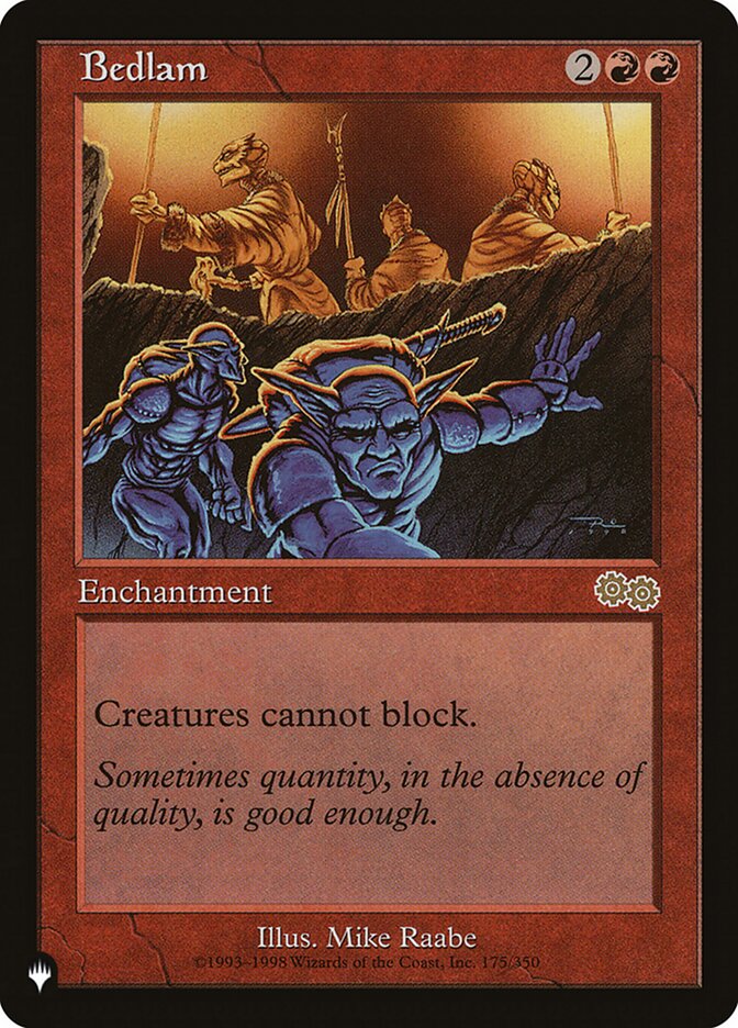 Bedlam [The List] | The Time Vault CA