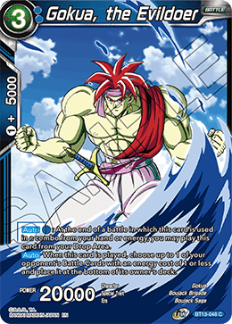 Gokua, the Evildoer (Common) (BT13-048) [Supreme Rivalry] | The Time Vault CA