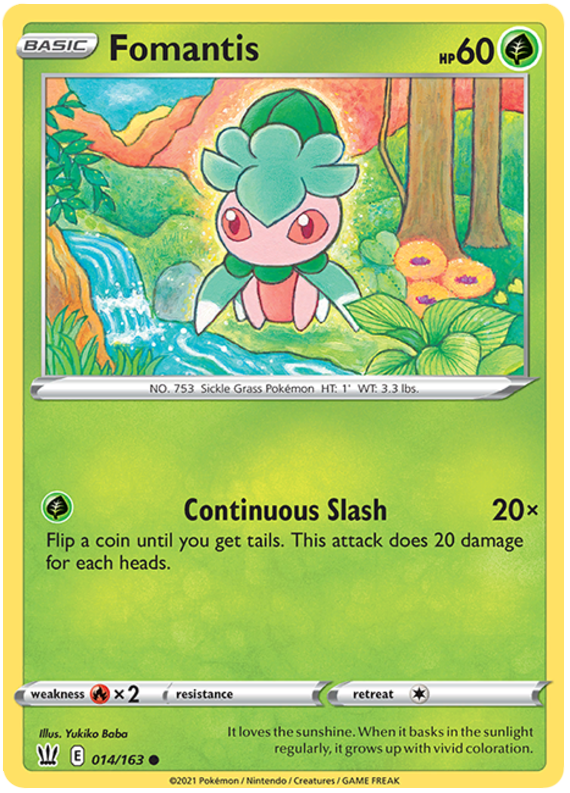 Fomantis (014/163) [Sword & Shield: Battle Styles] | The Time Vault CA