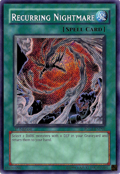 Recurring Nightmare [FOTB-EN066] Secret Rare | The Time Vault CA