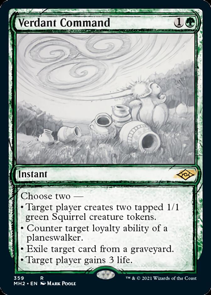 Verdant Command (Sketch) [Modern Horizons 2] | The Time Vault CA