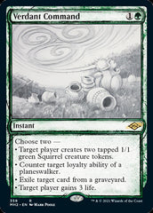 Verdant Command (Sketch) [Modern Horizons 2] | The Time Vault CA