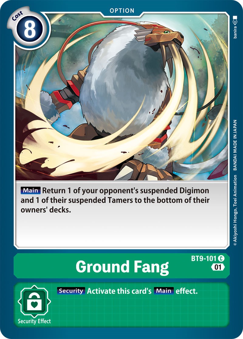 Ground Fang [BT9-101] [X Record] | The Time Vault CA