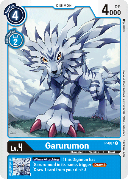 Garurumon [P-007] [Promotional Cards] | The Time Vault CA