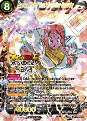 Supreme Kai of Time, Spacetime Unraveler (Card Game Fest 2022) (BT12-154) [Tournament Promotion Cards] | The Time Vault CA