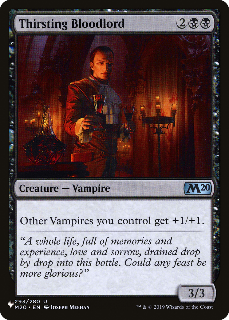 Thirsting Bloodlord [The List Reprints] | The Time Vault CA