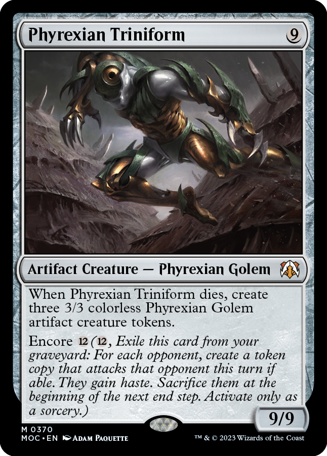 Phyrexian Triniform [March of the Machine Commander] | The Time Vault CA