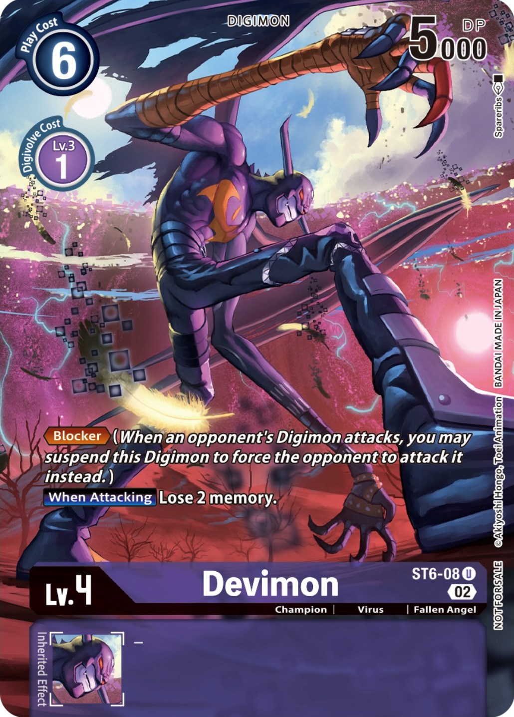 Devimon [ST6-08] (Box Topper) [Dimensional Phase] | The Time Vault CA