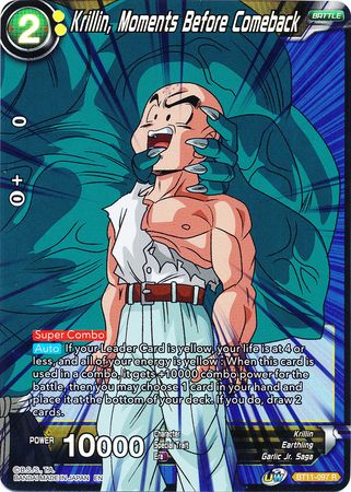 Krillin, Moments Before Comeback (BT11-097) [Vermilion Bloodline 2nd Edition] | The Time Vault CA