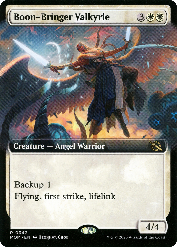 Boon-Bringer Valkyrie (Extended Art) [March of the Machine] | The Time Vault CA