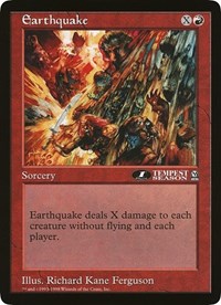 Earthquake (Oversized) [Oversize Cards] | The Time Vault CA