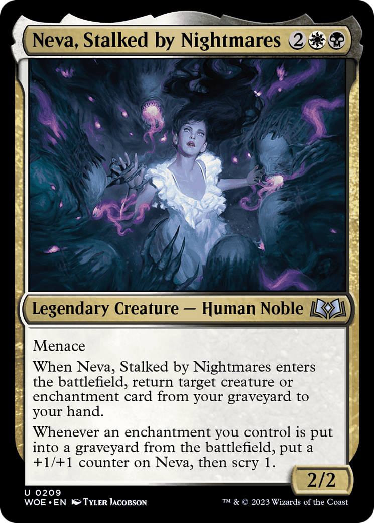 Neva, Stalked by Nightmares [Wilds of Eldraine] | The Time Vault CA