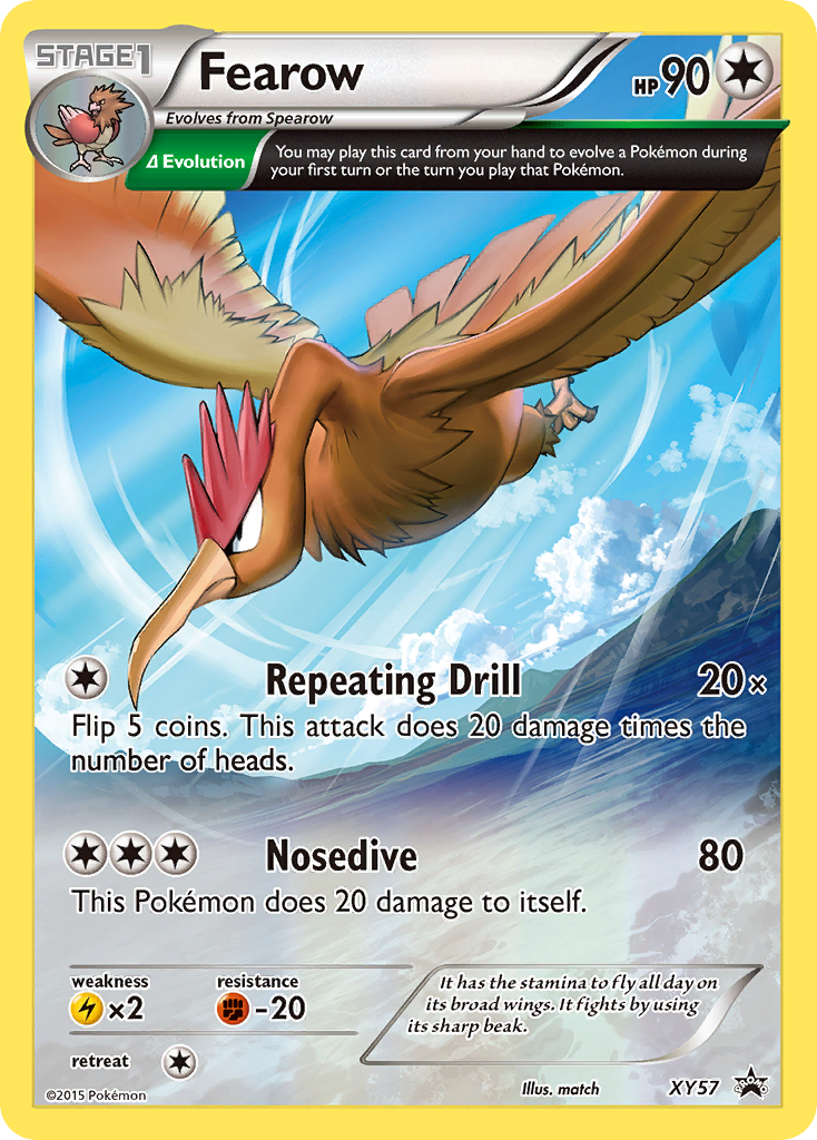 Fearow (XY57) [XY: Black Star Promos] | The Time Vault CA