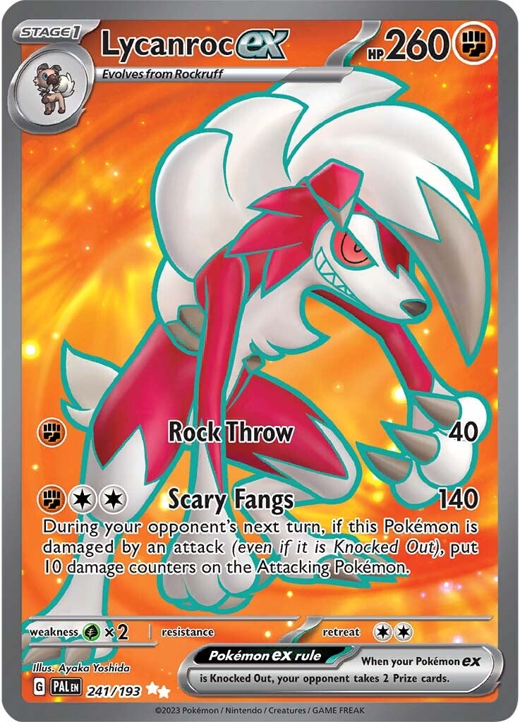 Lycanroc ex (241/193) [Scarlet & Violet: Paldea Evolved] | The Time Vault CA