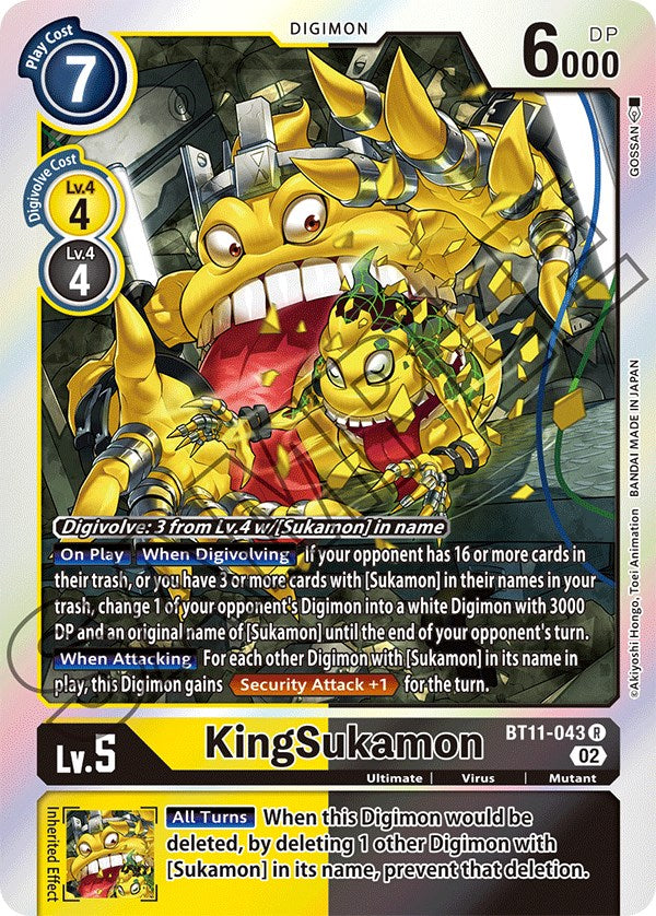 KingSukamon [BT11-043] [Dimensional Phase] | The Time Vault CA