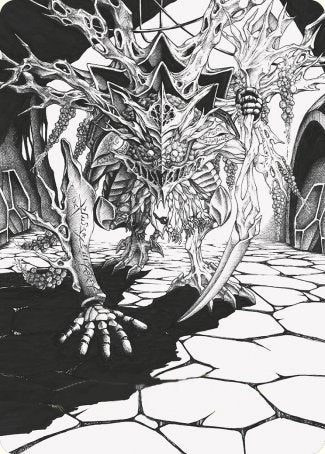 Thrun, Breaker of Silence Art Card [Phyrexia: All Will Be One Art Series] | The Time Vault CA