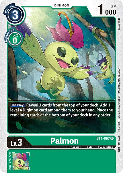 Palmon [BT1-067] (Official Tournament Pack Vol.3) [Release Special Booster Promos] | The Time Vault CA