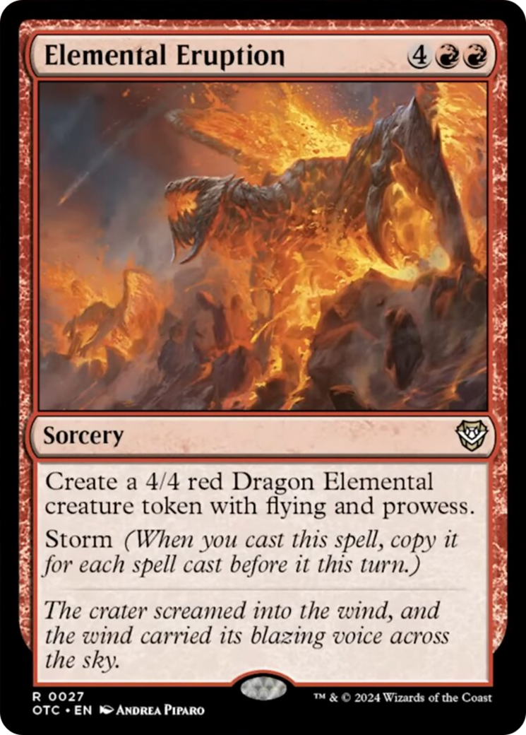 Elemental Eruption [Outlaws of Thunder Junction Commander] | The Time Vault CA
