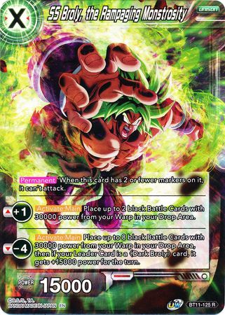 SS Broly, the Rampaging Monstrosity (BT11-125) [Vermilion Bloodline 2nd Edition] | The Time Vault CA