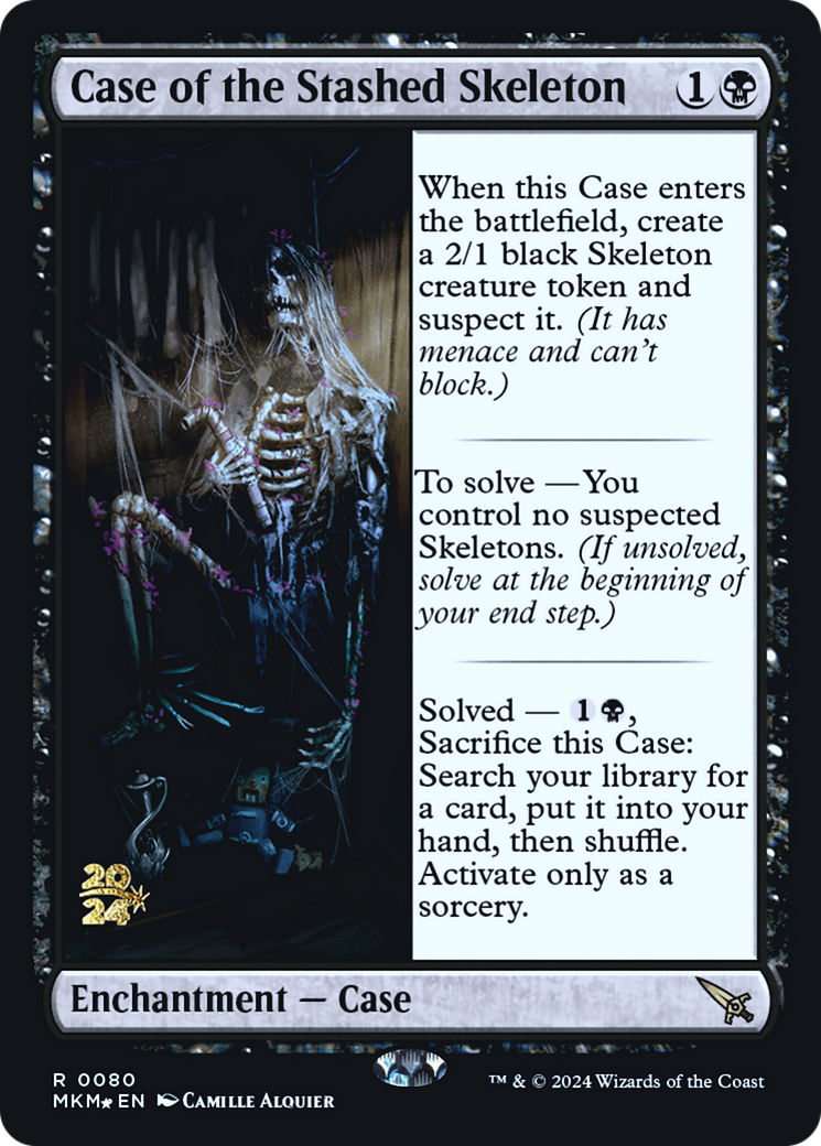 Case of the Stashed Skeleton [Murders at Karlov Manor Prerelease Promos] | The Time Vault CA