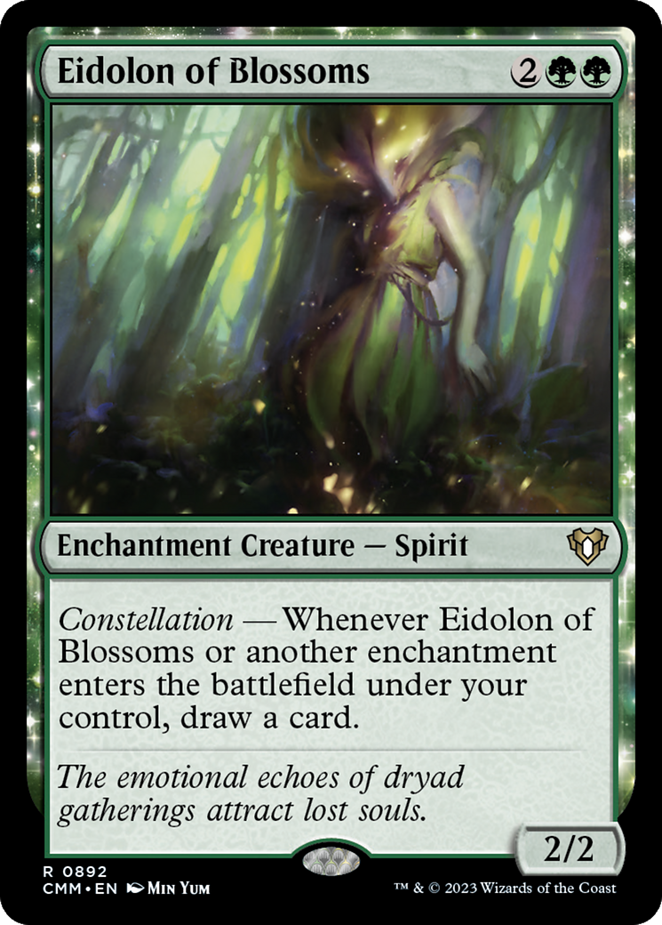 Eidolon of Blossoms [Commander Masters] | The Time Vault CA