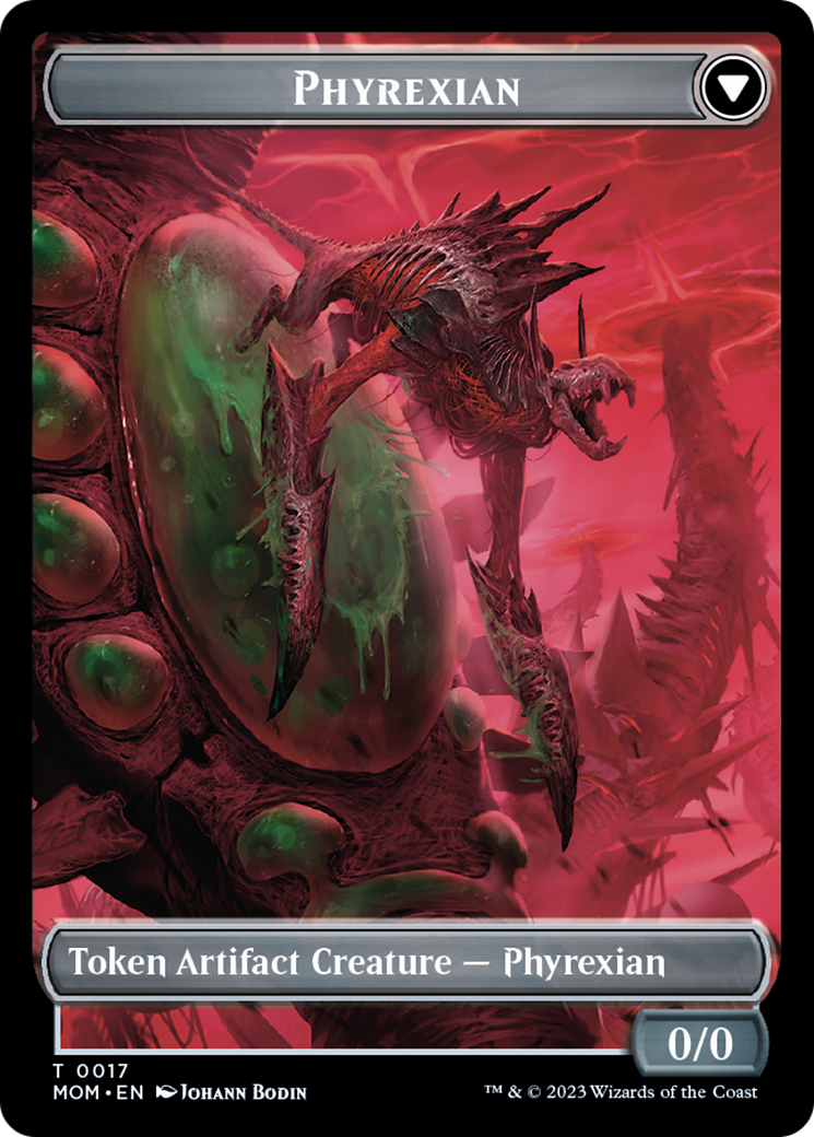 Incubator // Phyrexian (17) Double-Sided Token [March of the Machine Tokens] | The Time Vault CA