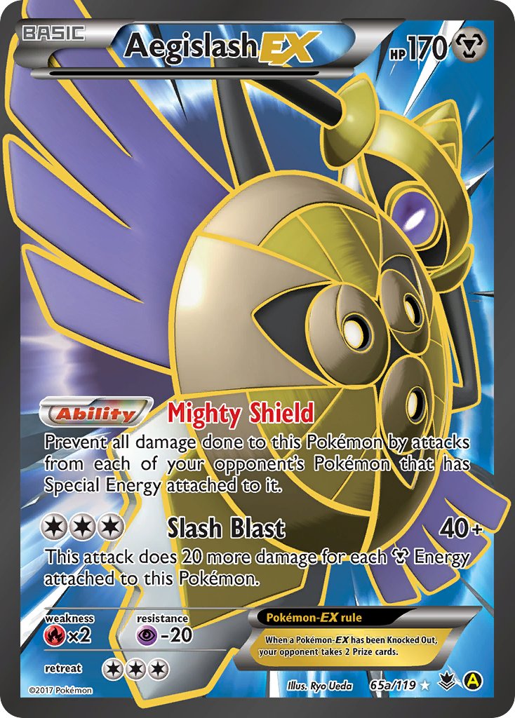 Aegislash EX (65a/119) [Alternate Art Promos] | The Time Vault CA