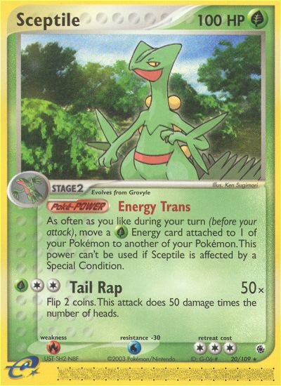 Sceptile (20/109) [EX: Ruby & Sapphire] | The Time Vault CA