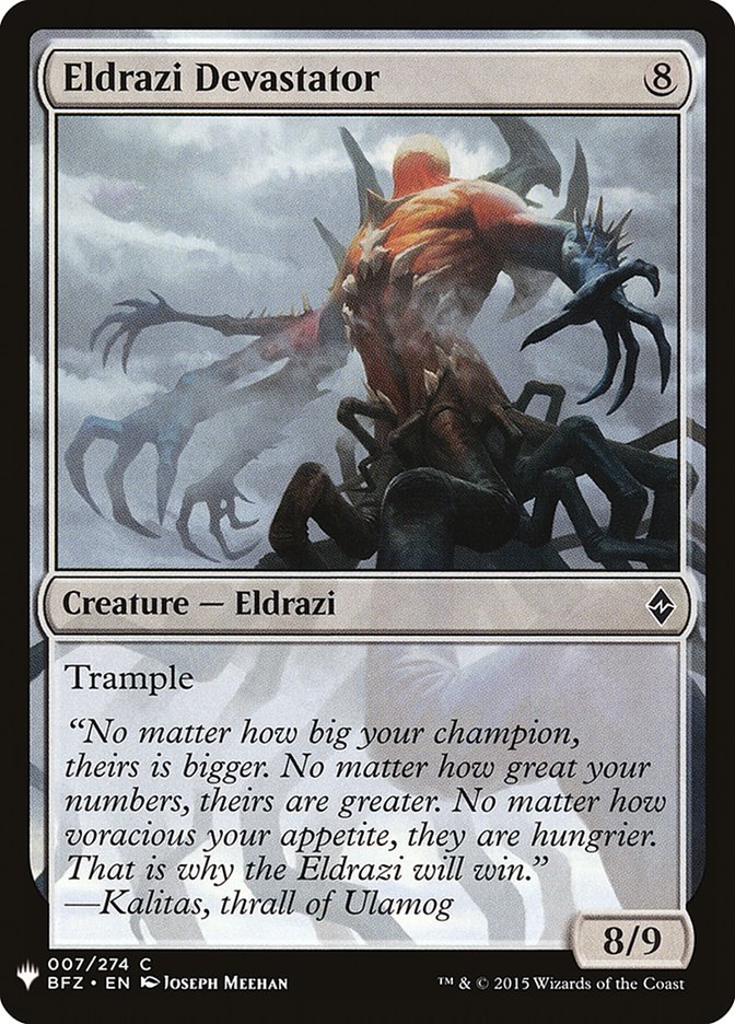 Eldrazi Devastator [Mystery Booster] | The Time Vault CA