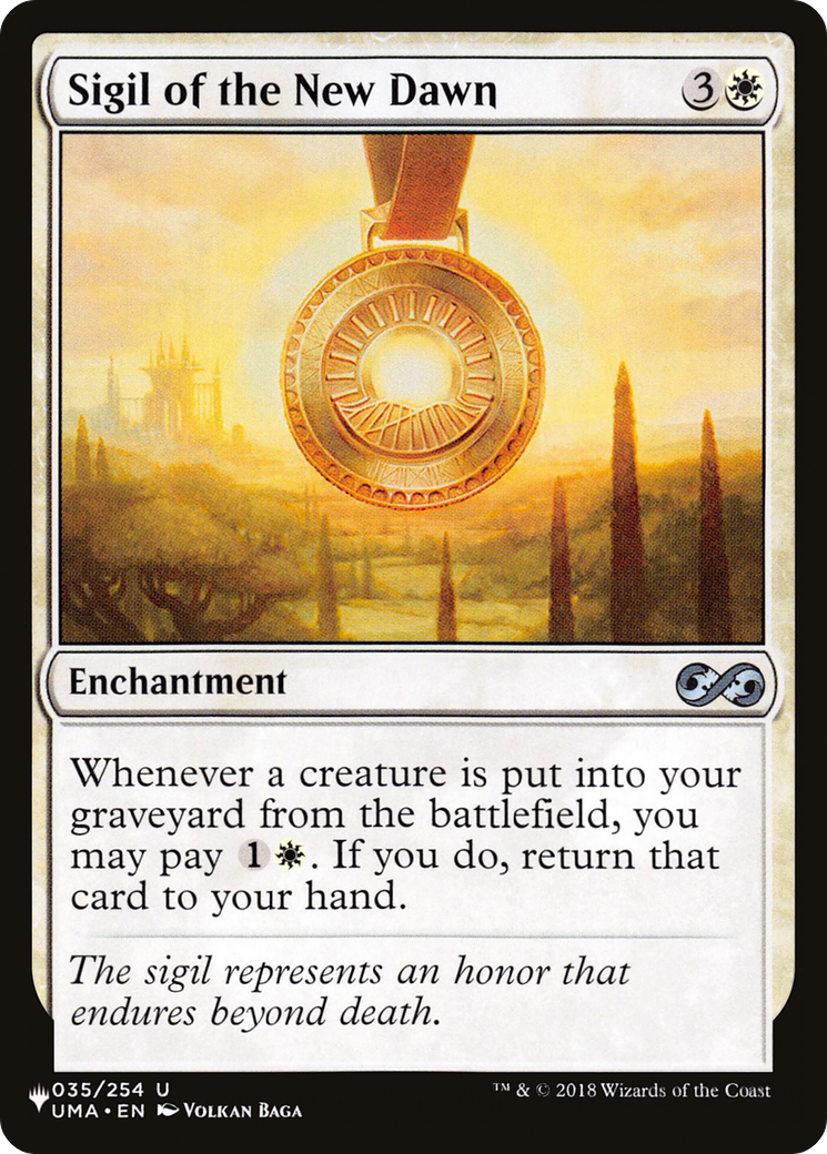 Sigil of the New Dawn [The List] | The Time Vault CA