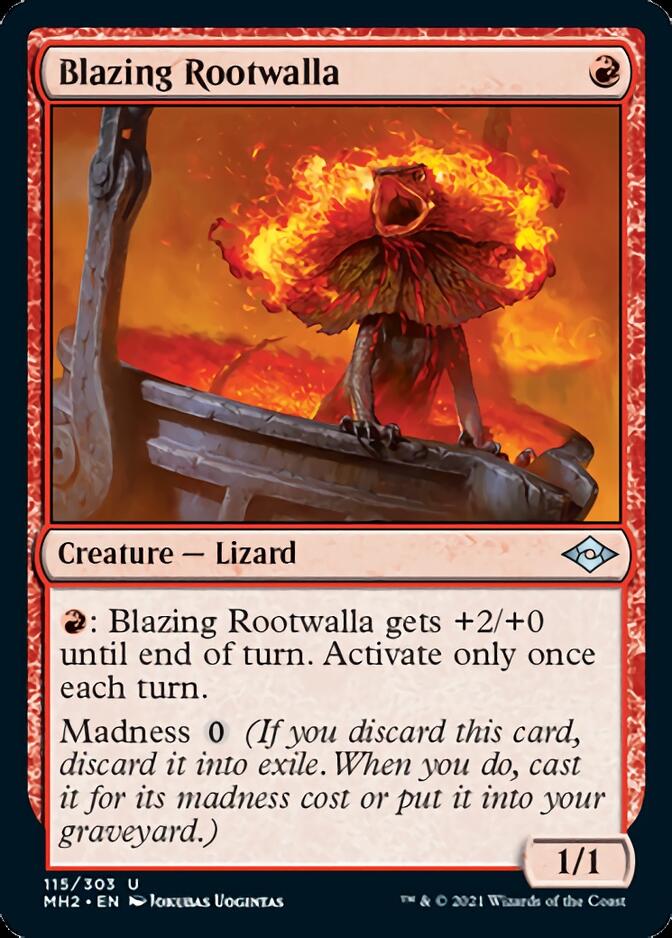 Blazing Rootwalla [Modern Horizons 2] | The Time Vault CA