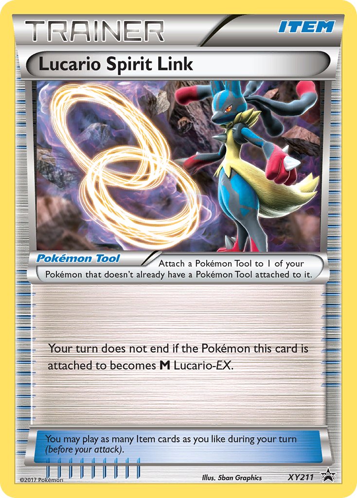 Lucario Spirit Link (XY211) [XY: Black Star Promos] | The Time Vault CA