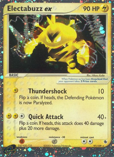 Electabuzz ex (97/109) [EX: Ruby & Sapphire] | The Time Vault CA