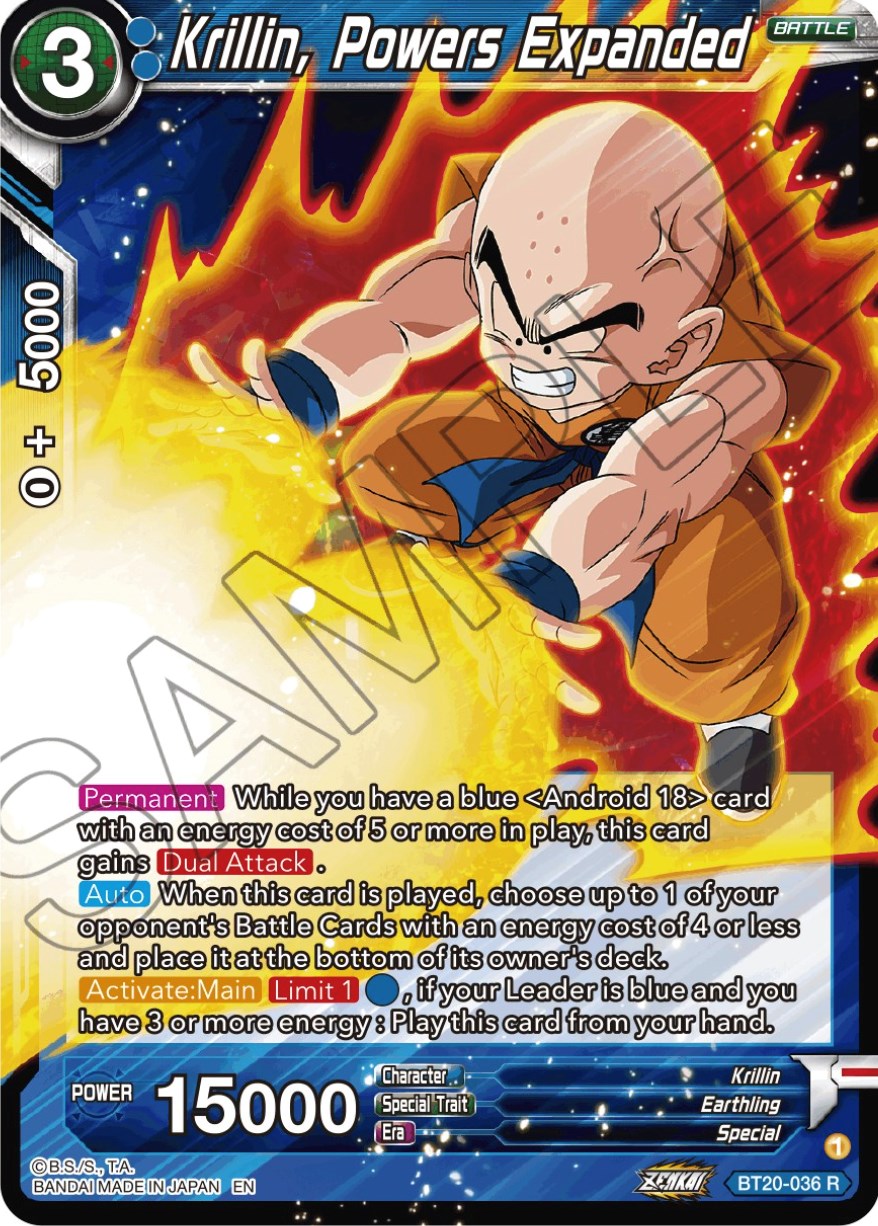 Krillin, Powers Expanded (BT20-036) [Power Absorbed] | The Time Vault CA