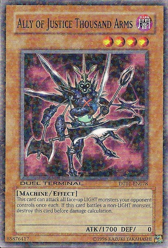 Ally of Justice Thousand Arms [DT01-EN078] Common | The Time Vault CA