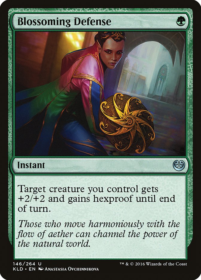 Blossoming Defense [Kaladesh] | The Time Vault CA