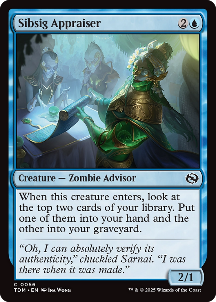 Sibsig Appraiser [Tarkir: Dragonstorm] | The Time Vault CA
