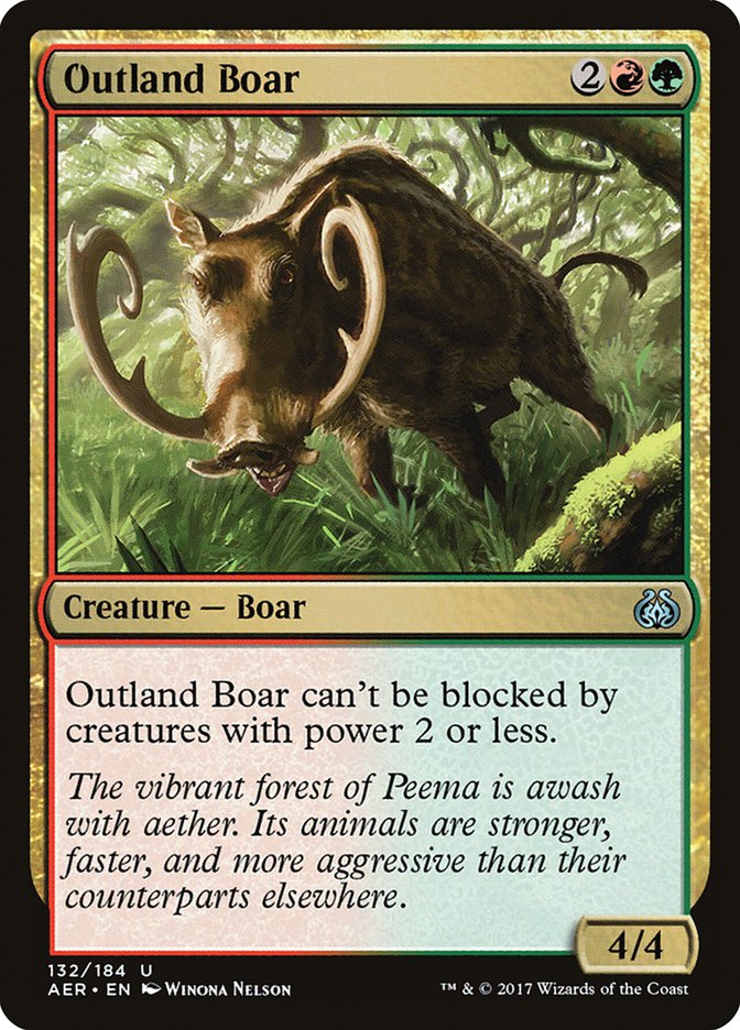 Outland Boar [Aether Revolt] | The Time Vault CA