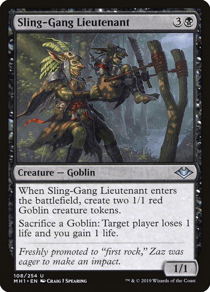 Sling-Gang Lieutenant [Modern Horizons] | The Time Vault CA