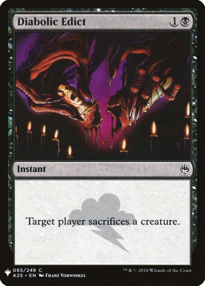 Diabolic Edict [Mystery Booster] | The Time Vault CA