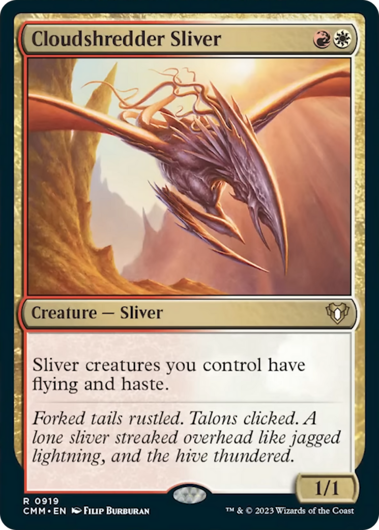 Cloudshredder Sliver [Commander Masters] | The Time Vault CA