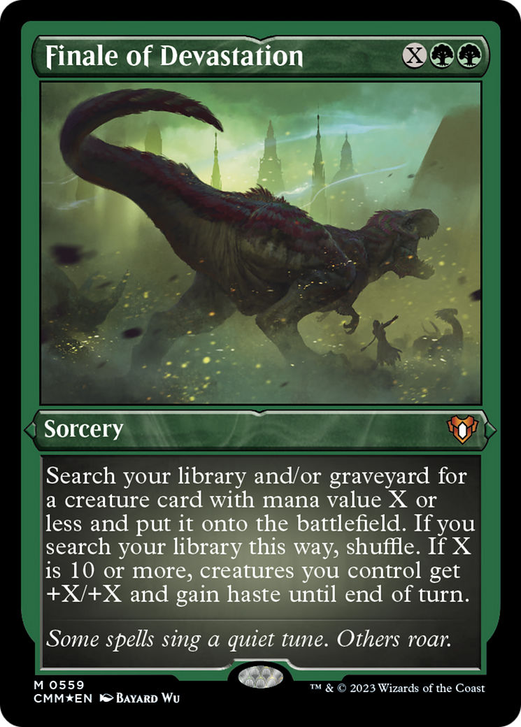 Finale of Devastation (Foil Etched) [Commander Masters] | The Time Vault CA