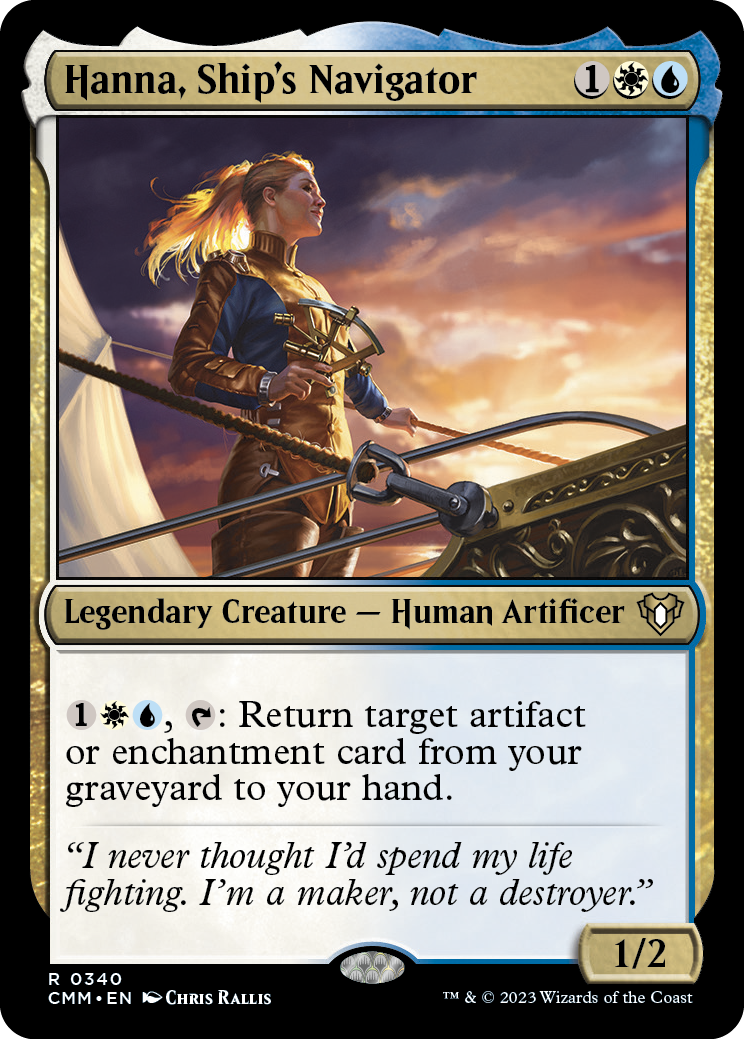 Hanna, Ship's Navigator [Commander Masters] | The Time Vault CA