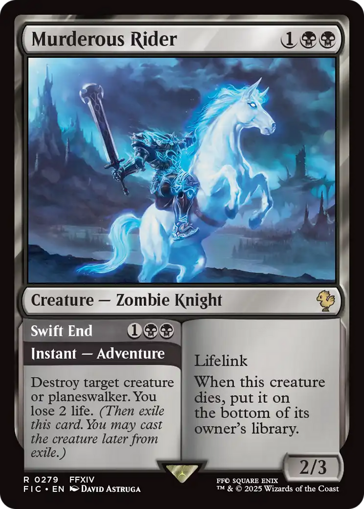 Murderous Rider [FINAL FANTASY Commander] | The Time Vault CA