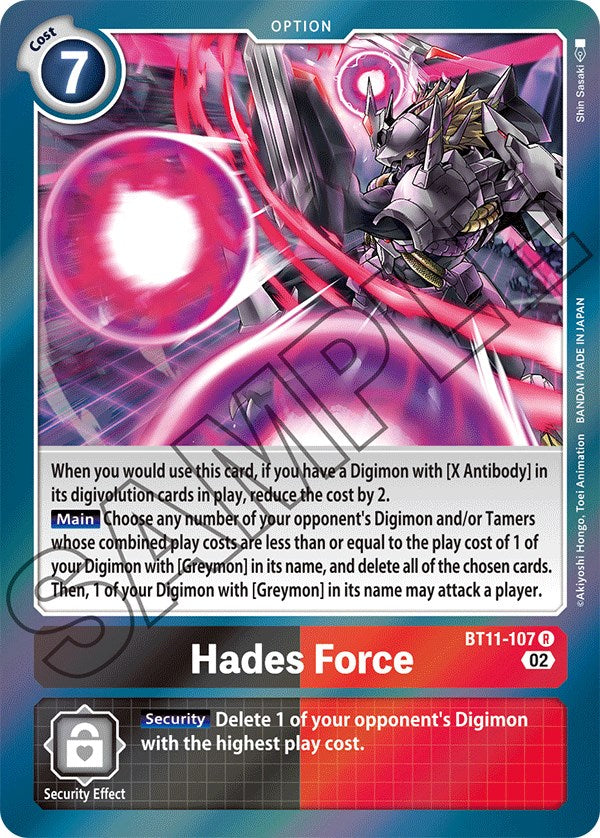 Hades Force [BT11-107] [Dimensional Phase] | The Time Vault CA