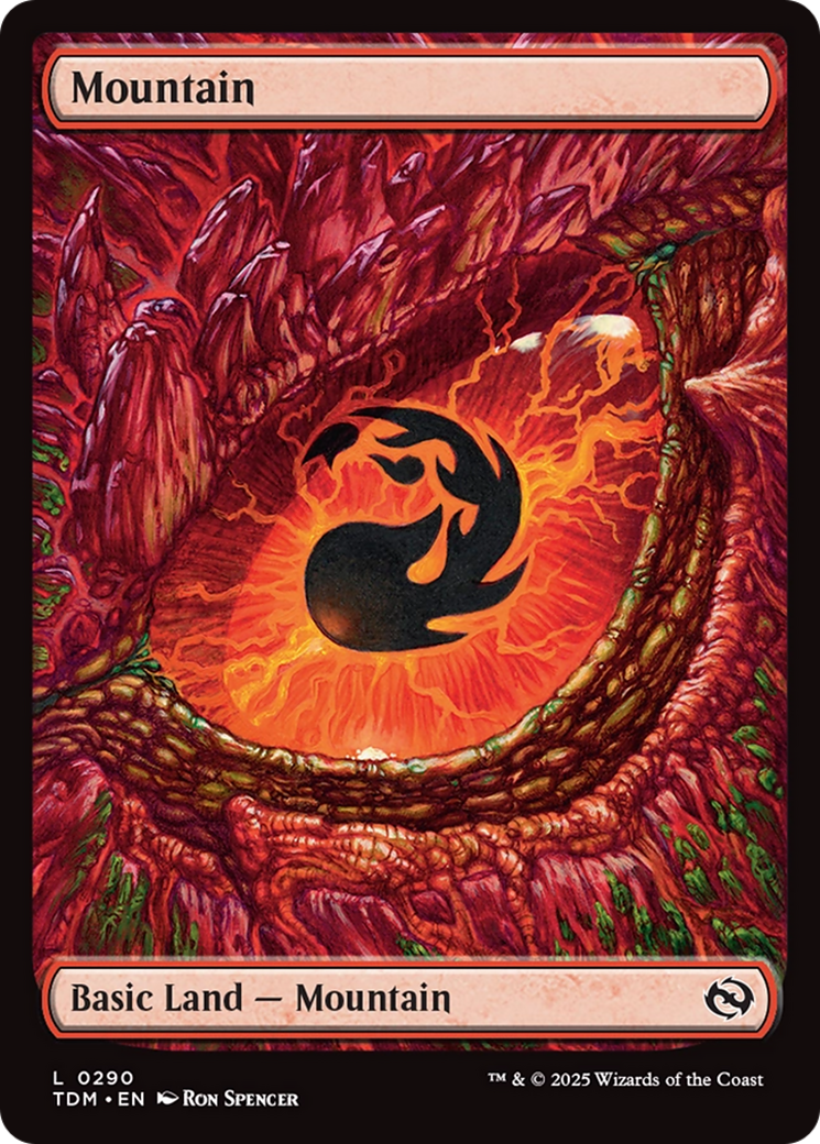 Mountain (0290) [Tarkir: Dragonstorm] | The Time Vault CA